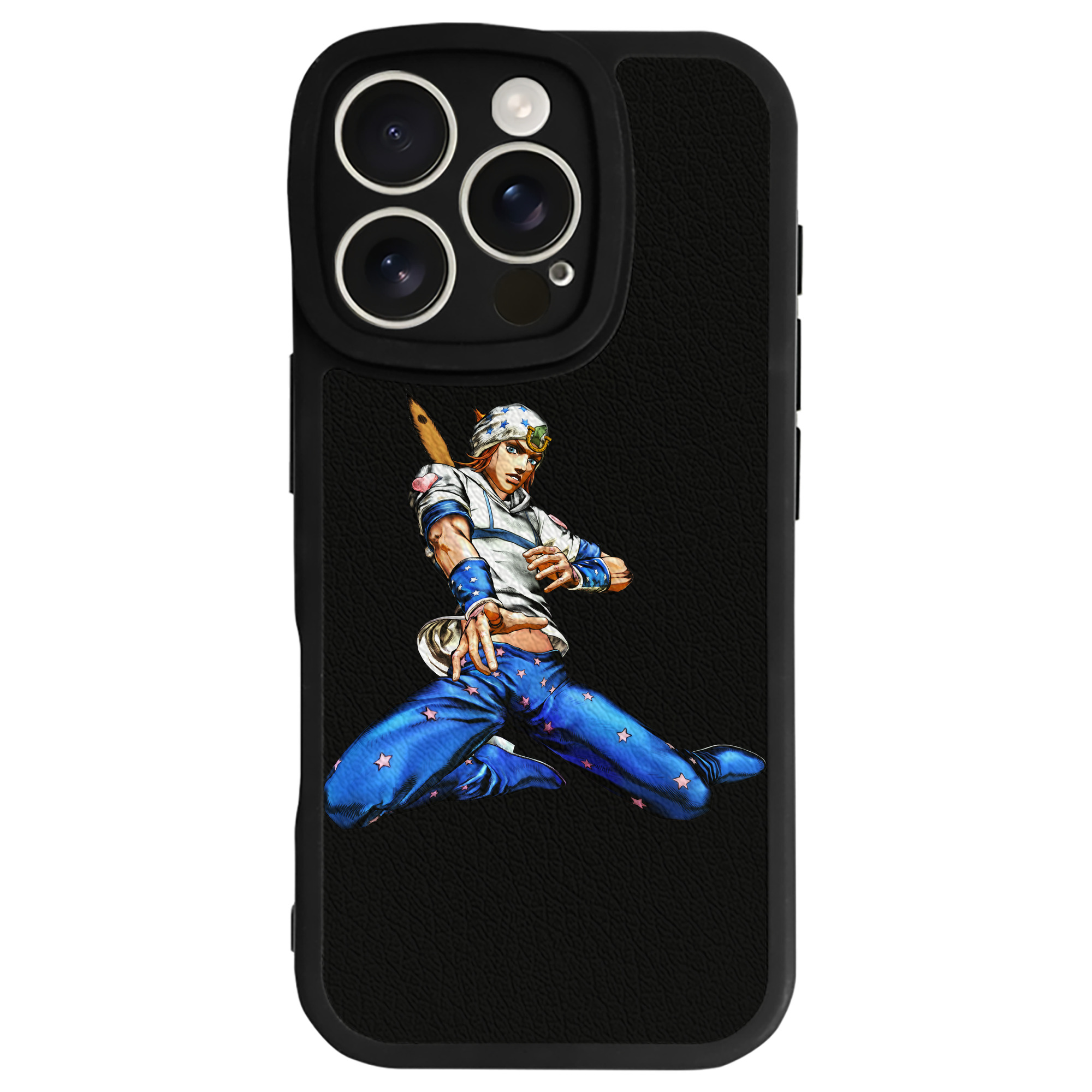 （画像用） ジョジョの奇妙な冒険 ジョナサン?ジョースター JoJo's Bizarre Adventure Jonathan Joestar 【iPhone 16シリーズ対応】シリコンスマホケース（レザー調） 材質：シリコン